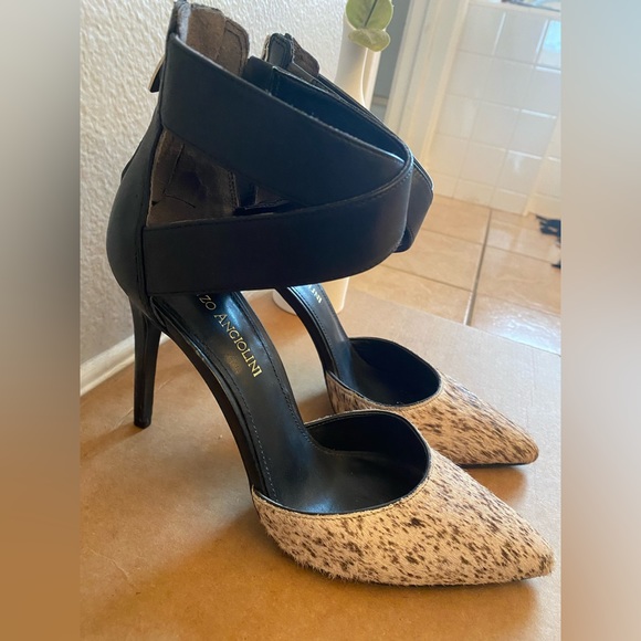 Last Chance: Cross Ankle Strap High Heels Size 7 - Picture 5 of 8